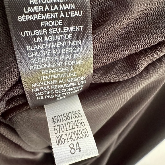 Chico’s black label studded black jersey dress sleeveless large Chico’s size 2 - Picture 6 of 7